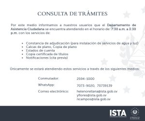 Consulta de trámites