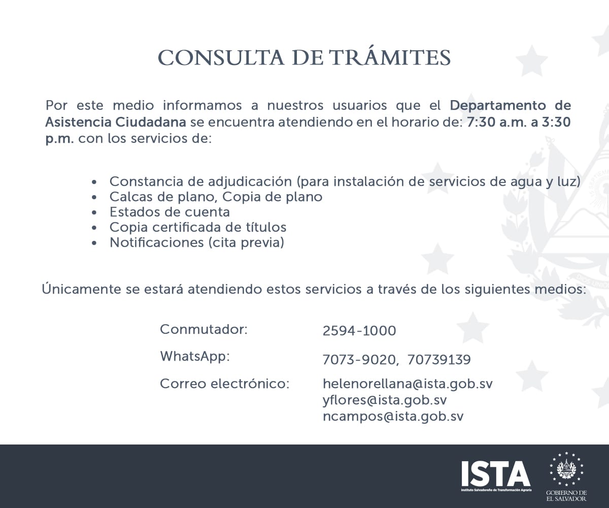 Consulta de trámites