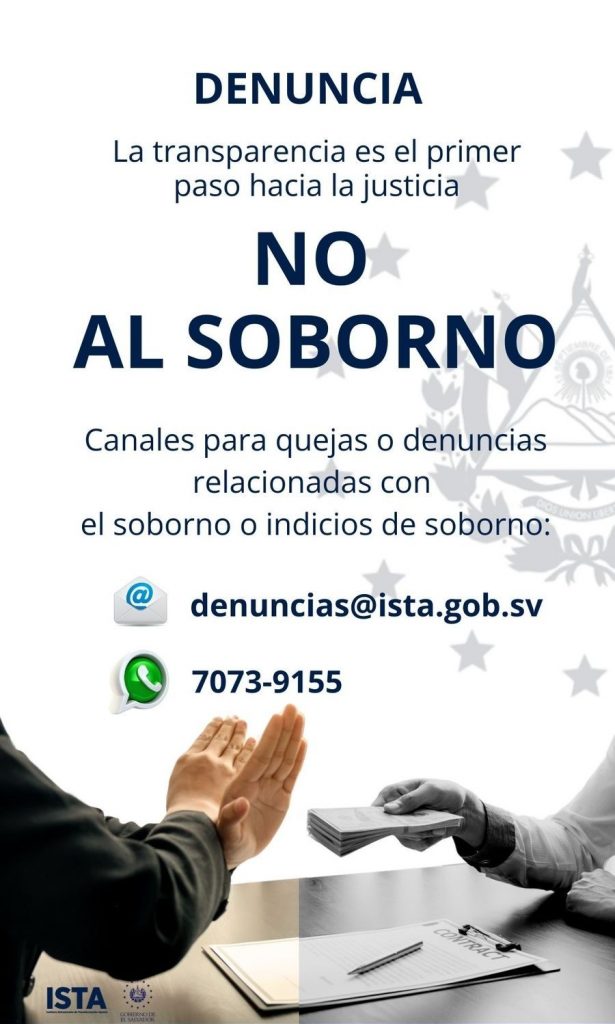 Canales para quejas o denuncias